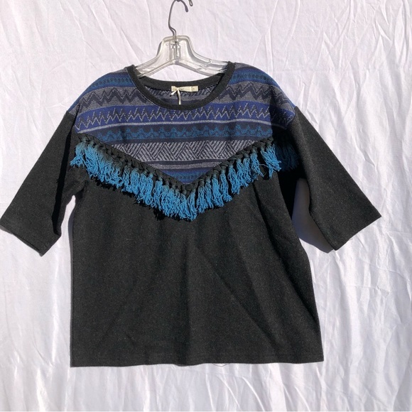 Anthropologie Tops - Anthropologie Hazel embroidered bohemian peasant top